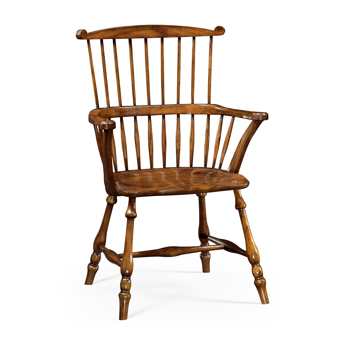Windsor Walnut Arm Chair