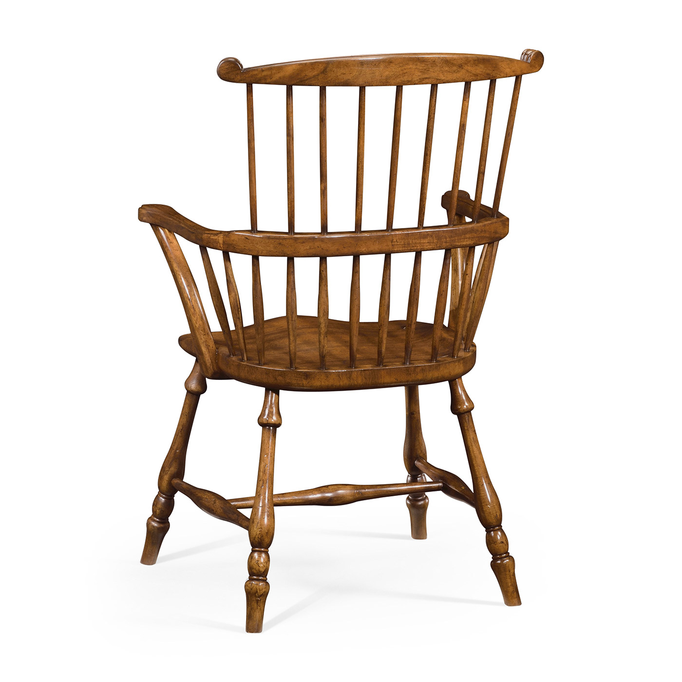 Windsor Walnut Arm Chair