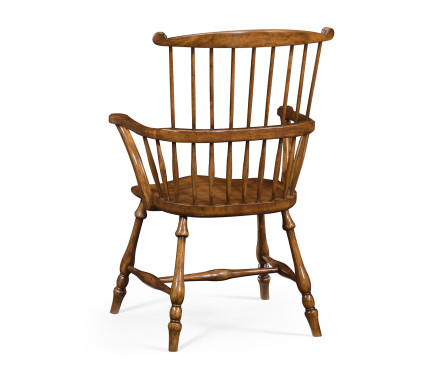 Windsor Walnut Arm Chair