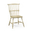Grey painted windsor chair (Side)