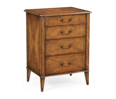 Satinwood Bedside Chest of Drawers