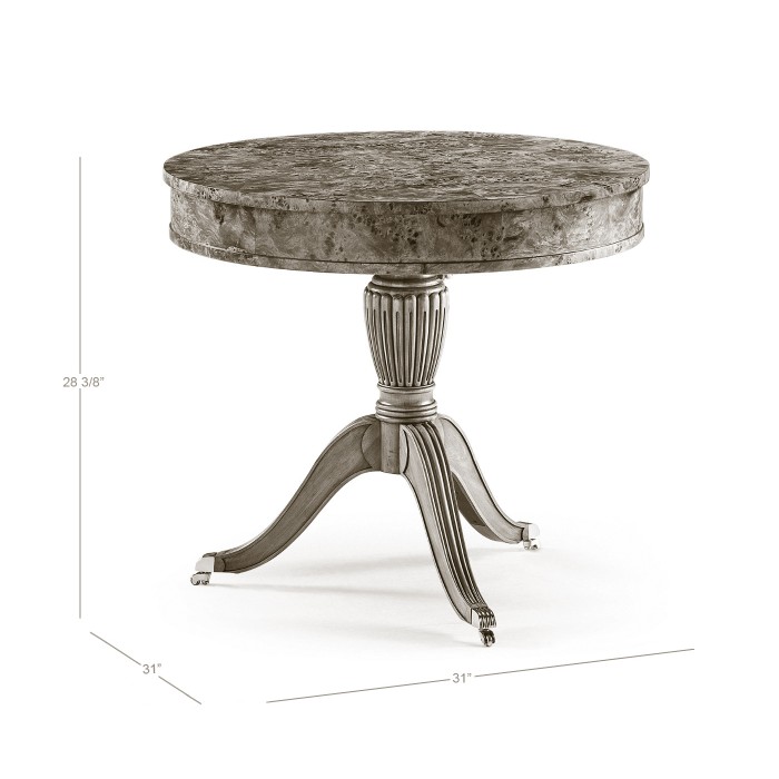 Fulgurite Drum Table
