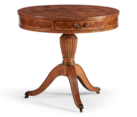 Mahogany Drum Table