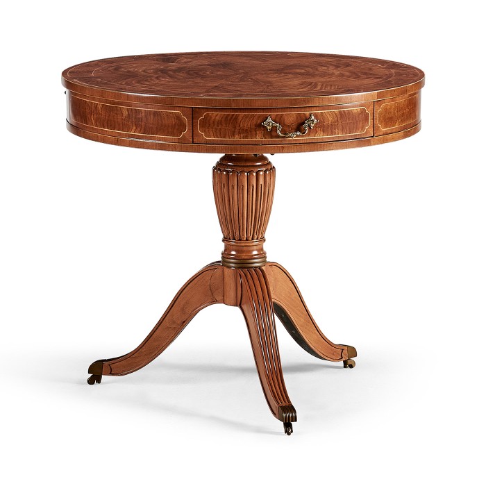 Mahogany Drum Table