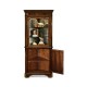 Mahogany Glazed Corner Cabinet