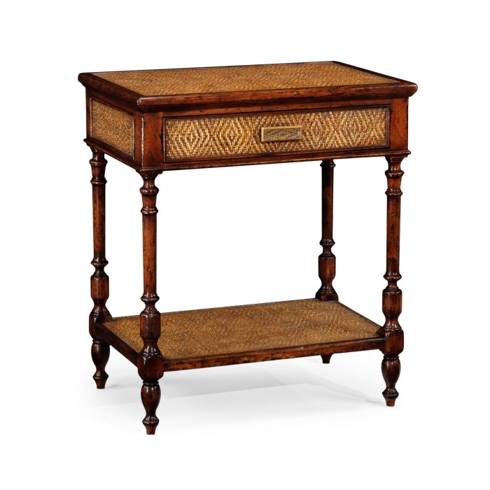 Caned Nightstand
