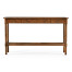 Rustic walnut console