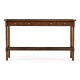 Rustic walnut console