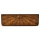 Rustic walnut console