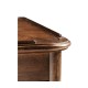 Rustic walnut console