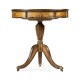 Fish Scale Parquetry Drum Table