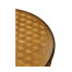Fish scale parquetry drum table
