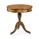Fish Scale Parquetry Drum Table