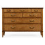 Satinwood large chest of drawers