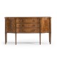 Windsor Crotch Walnut Breakfront Sideboard