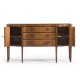 Windsor Crotch Walnut Breakfront Sideboard