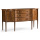 Windsor Crotch Walnut Breakfront Sideboard