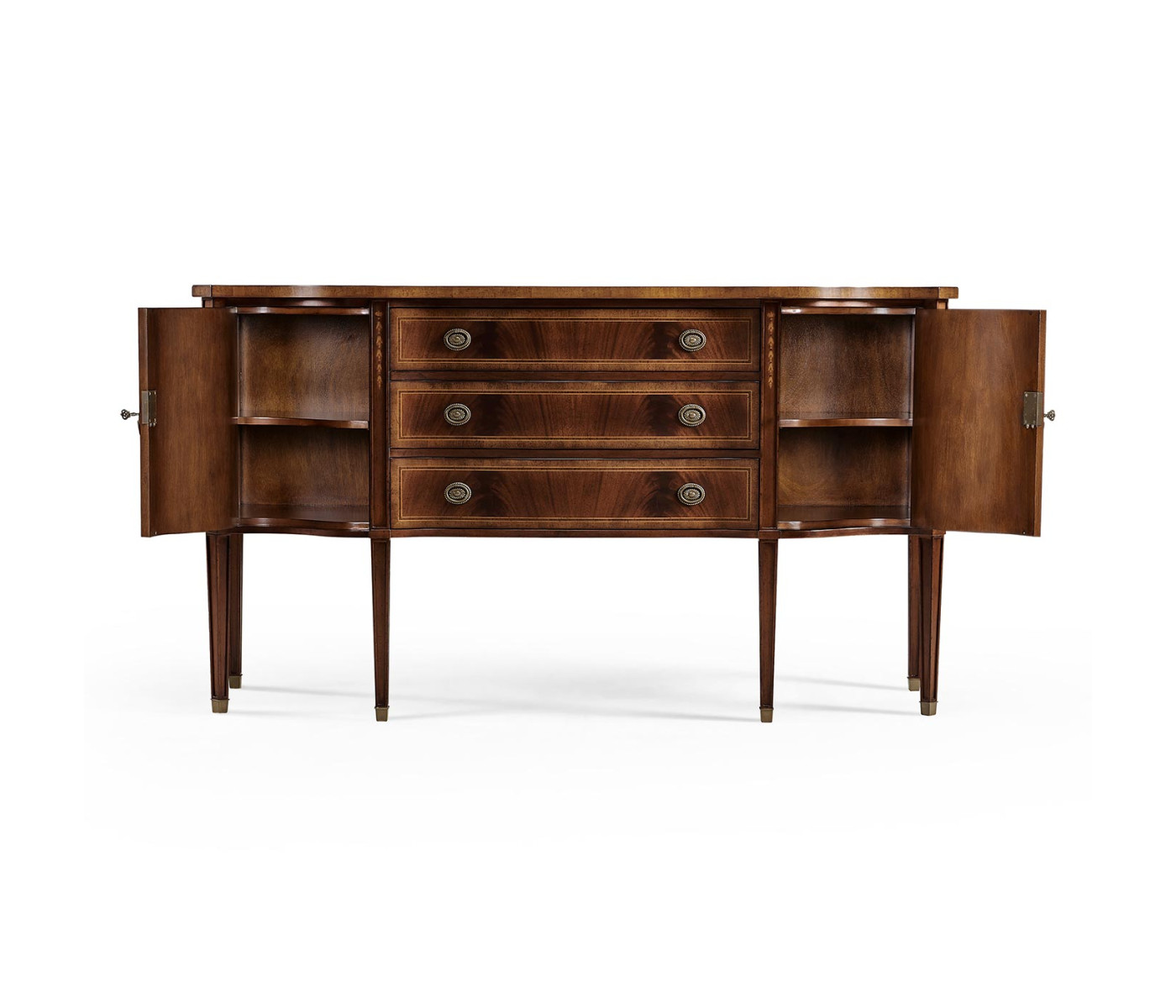 Buckingham Mahogany Breakfront Sideboard