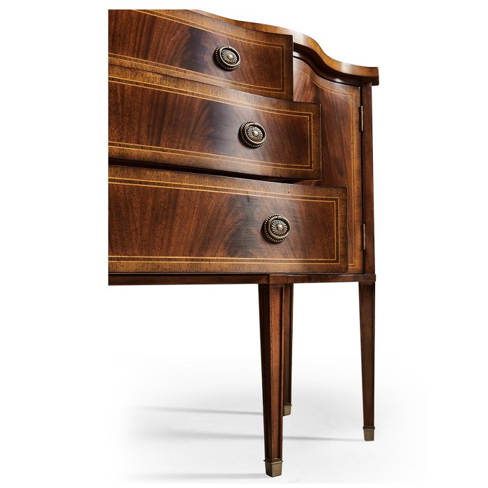 Buckingham Mahogany Breakfront Sideboard