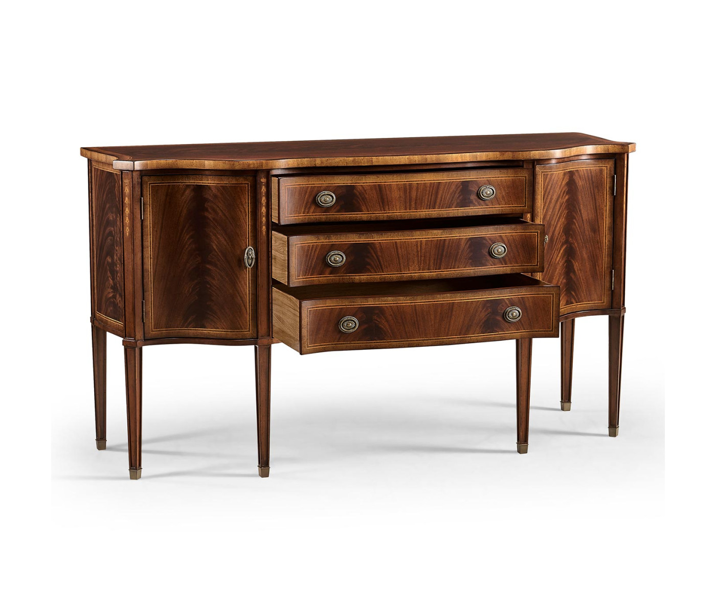 Buckingham Mahogany Breakfront Sideboard