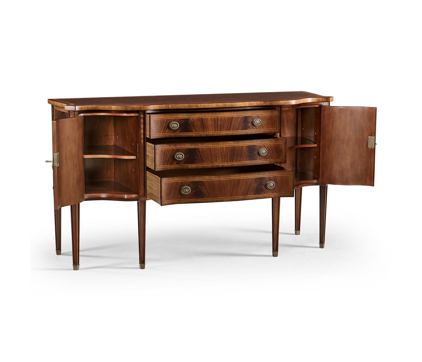 Buckingham Mahogany Breakfront Sideboard