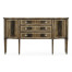 Buckingham Bleached Mahogany Breakfront Sideboard
