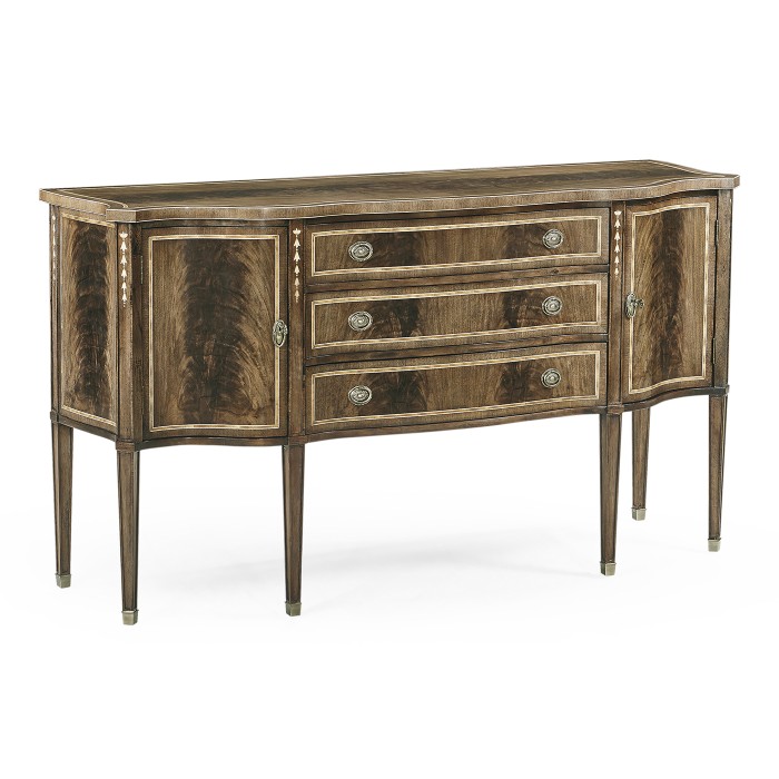Buckingham Bleached Mahogany Breakfront Sideboard