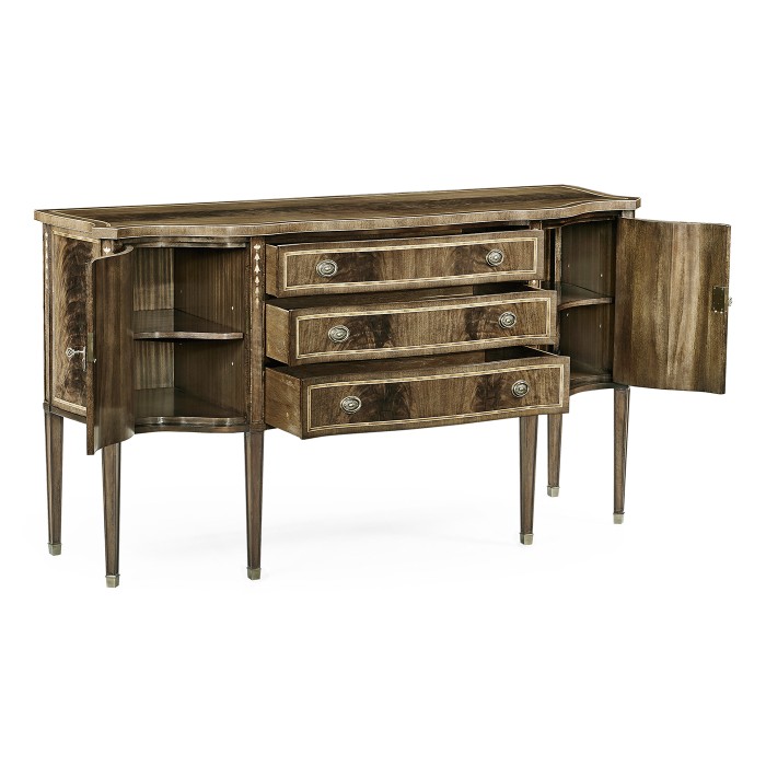 Buckingham Bleached Mahogany Breakfront Sideboard