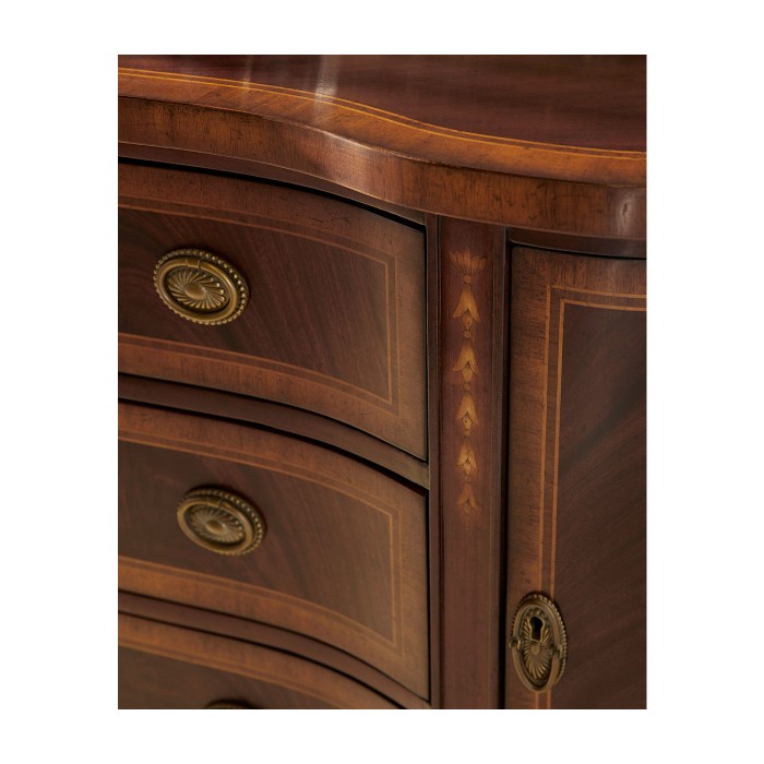 Buckingham Bleached Mahogany Breakfront Sideboard