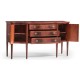 Windsor Crotch Walnut Breakfront Sideboard
