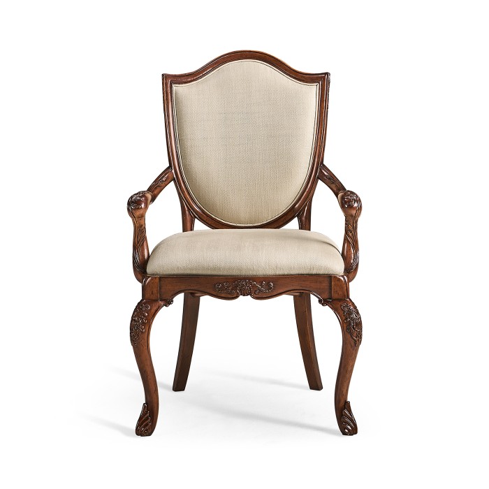 Shield Back Mahogany Arm Chair