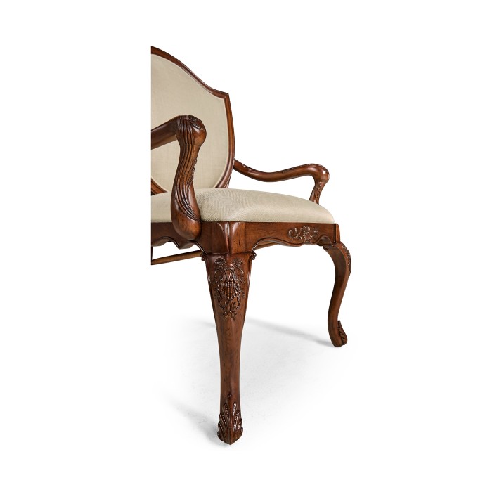 Shield Back Mahogany Arm Chair