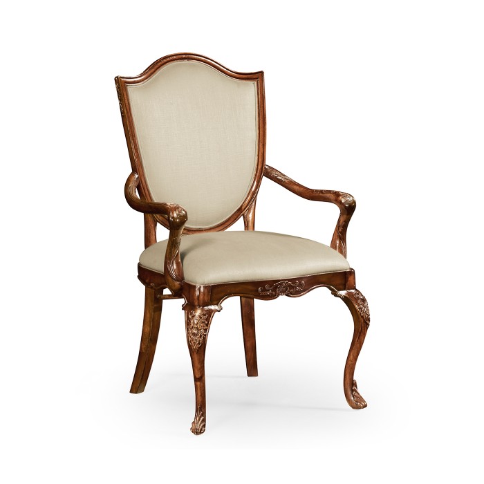 Shield Back Mahogany Arm Chair