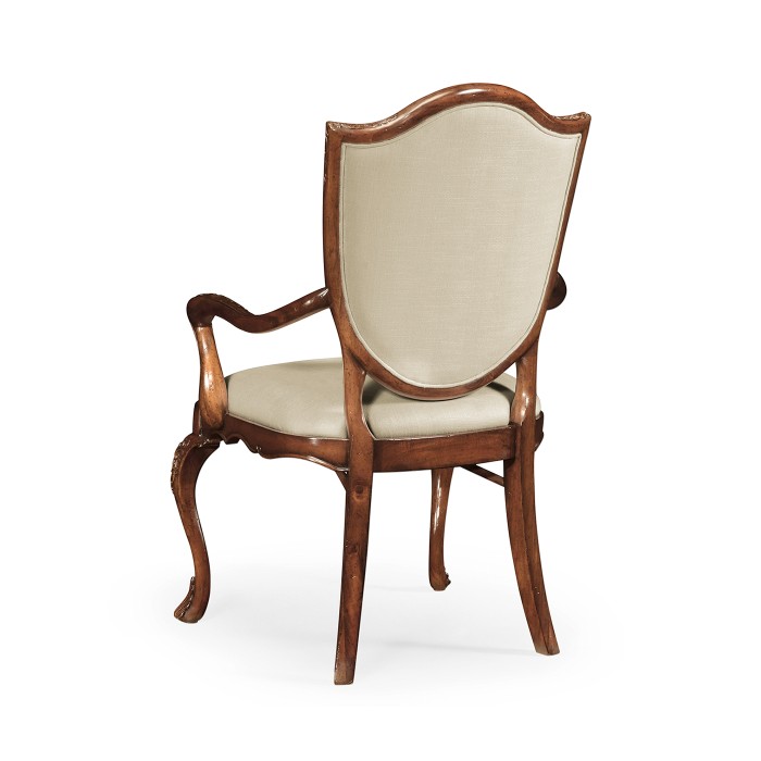 Shield Back Mahogany Arm Chair