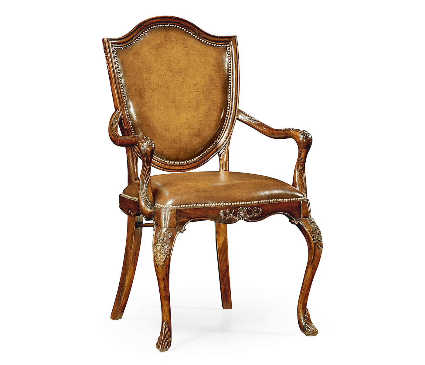 Shield Back Mahogany Arm Chair