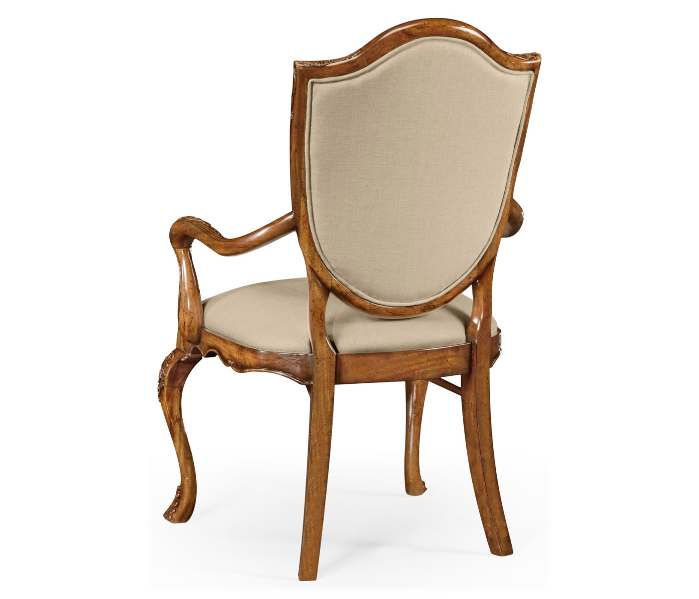 Shield Back Satinwood Arm Chair
