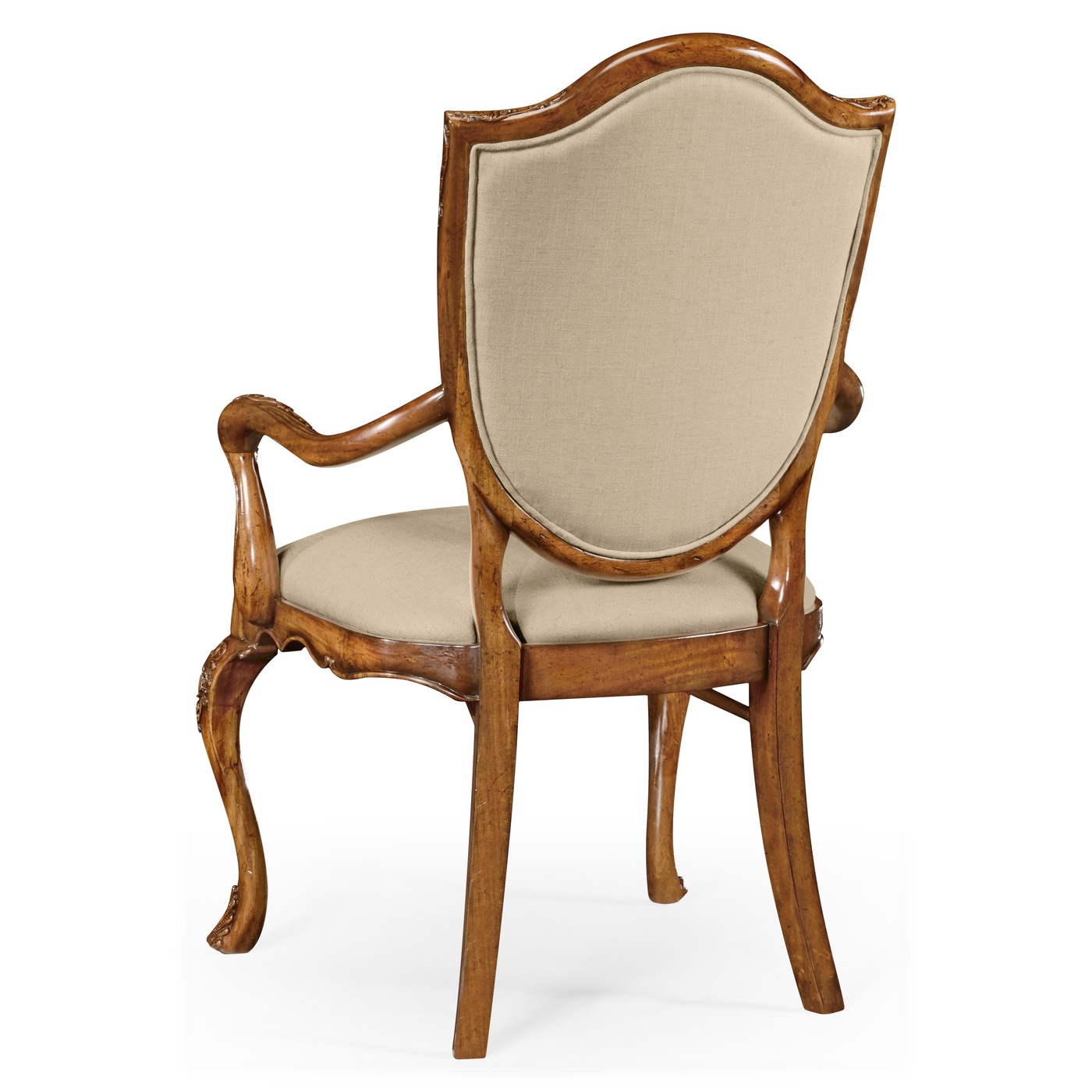 Shield Back Satinwood Arm Chair