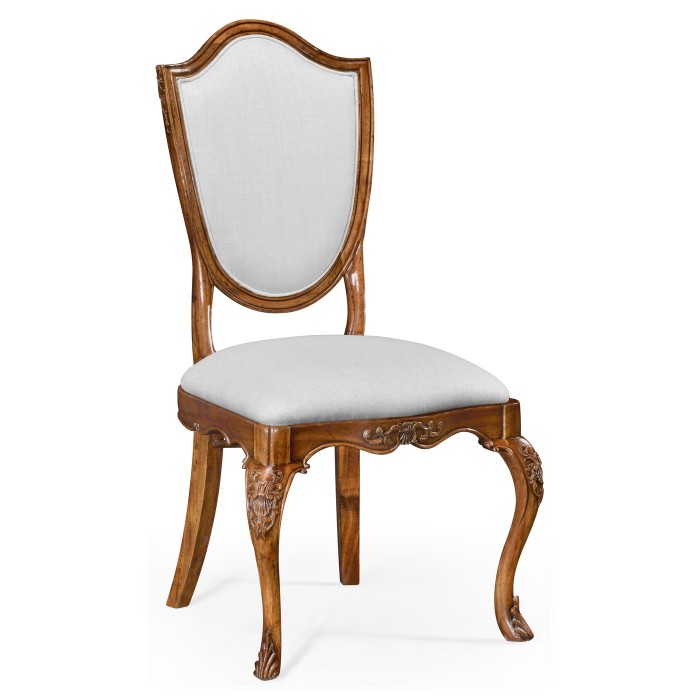 Shield Back Satinwood Side Chair