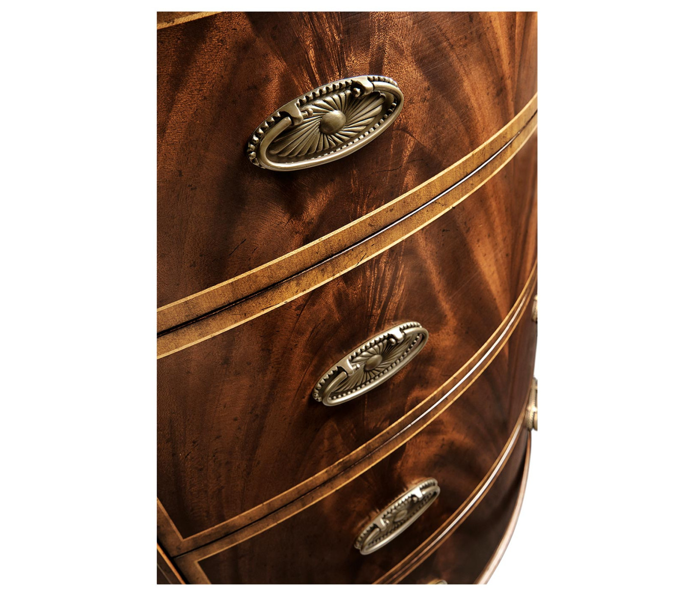 Mahogany Demilune Chest of Drawers