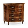 Mahogany Demilune Chest of Drawers