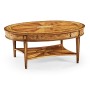 Sheraton Satinwood Oval Coffee Table