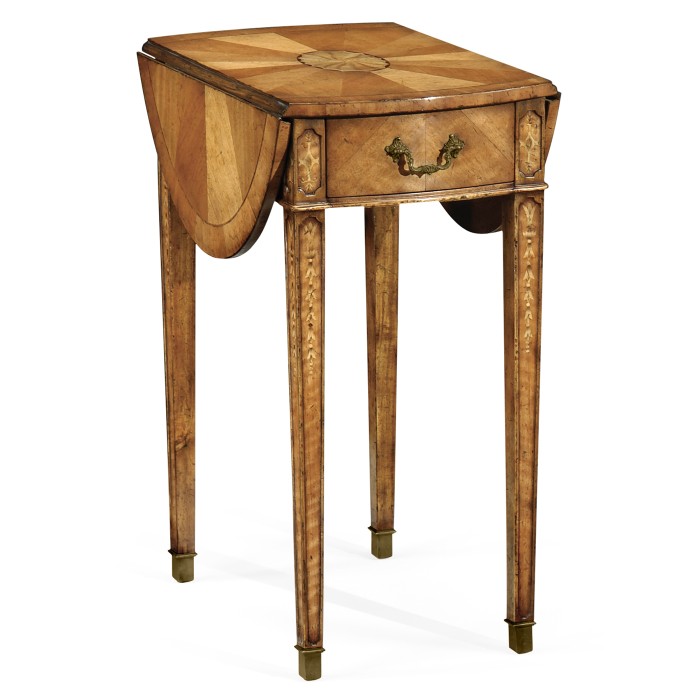 Satinwood Pembroke Table (small)