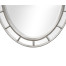 Oval panelled gilded mirror (Plain mirror glass)