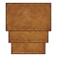 Satinwood nest of three tables