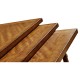 Satinwood nest of three tables