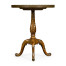 Spiral inlay lamp table