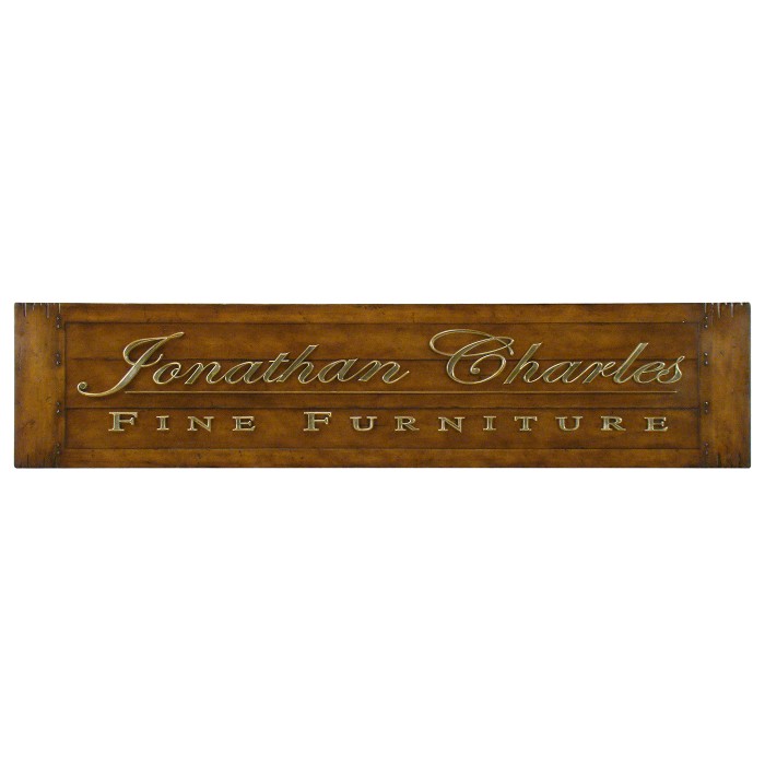 JC hanging sign