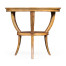 Two-tier marquetry centre table