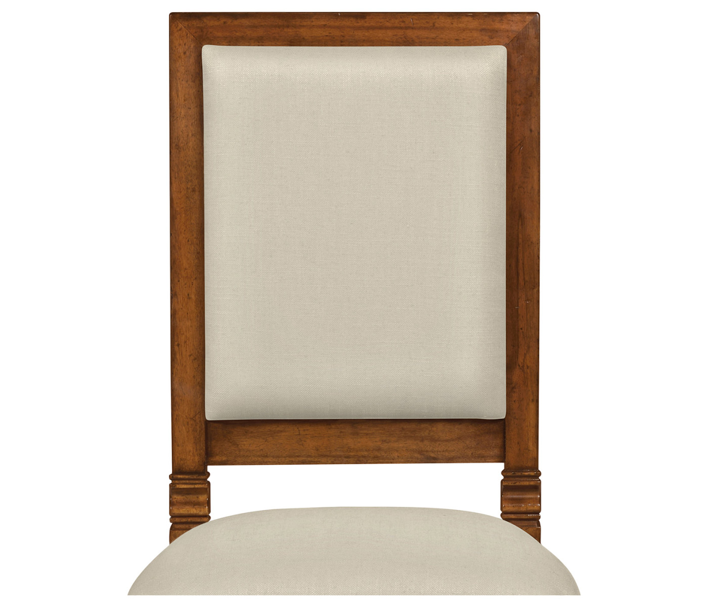 Carolean Style Side Chair with Upholstered Back