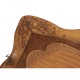 Satinwood Carved Rectangular Tray